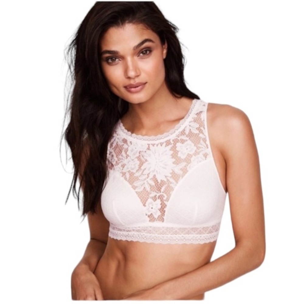 Victoria’s Secret High Neck Lace Bralette